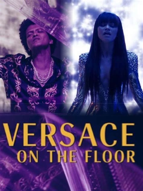 bruno mars versace testo|zendaya versace on the floor.